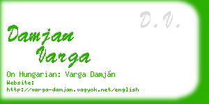 damjan varga business card